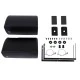 GloboStar® FDB ES106BT 98002 Facilities Speaker - Παθητικό Ηχείο Εγκαταστάσεων Επιτοίχιο με Μετασχηματιστή 100V & 16Ω - 80W RMS (320W Peak) - 1 x 6" Inches LF & 1 x 1" Inches HF - Αδιάβροχο IP65 - Μαύρο - Μ18.2 x Π22.4 x Υ36.2cm - Ζεύγος