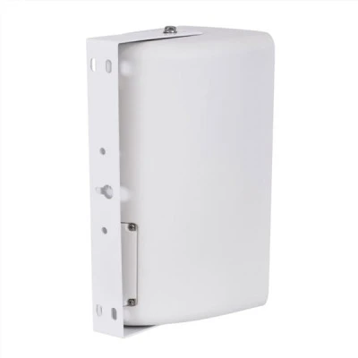GloboStar® FDB ES106WT 98003 Facilities Speaker - Παθητικό Ηχείο Εγκαταστάσεων Επιτοίχιο με Μετασχηματιστή 100V & 16Ω - 80W RMS (320W Peak) - 1 x 6" Inches LF & 1 x 1" Inches HF - Αδιάβροχο IP65 - Λευκό - Μ18.2 x Π22.4 x Υ36.2cm - Ζεύγος