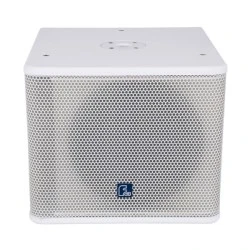 Ενεργό αυτοενισχυόμενο ηχείο Subwoofer επιδαπέδιο με ψηφιακό ενισχυτή BA1.6 AC 220V/50 600W RMS λευκό χρώμα Μ44.5xΠ44.5xΥ37.5cm