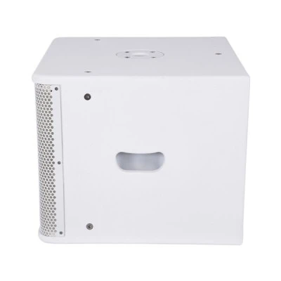 GloboStar® FDB ES112SA 98007 Facilities Speaker - Ενεργό Αυτοενισχυόμενο Ηχείο Subwoofer Εγκαταστάσεων Επιδαπέδιο με Ψηφιακό Ενισχυτή BA1.6 AC 220V/50-60Hz - 600W RMS (1400W Peak) - 1 x 12" Inches LF - IP20 - Λευκό - Μ44.5 x Π44.5 x Υ37.5cm