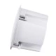 GloboStar® FDB C800T 98013 Facilities Speaker - Παθητικό Ηχείο Εγκαταστάσεων Χωνευτό Οροφής με Μετασχηματιστή 100V & 8Ω - 50W RMS (100W Peak) - 1 x 8" Inches LF & 1 x 1" Inches HF -  IP20 - Λευκό - Φ28 x Υ19.1cm