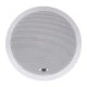 GloboStar® FDB C800T 98013 Facilities Speaker - Παθητικό Ηχείο Εγκαταστάσεων Χωνευτό Οροφής με Μετασχηματιστή 100V & 8Ω - 50W RMS (100W Peak) - 1 x 8" Inches LF & 1 x 1" Inches HF -  IP20 - Λευκό - Φ28 x Υ19.1cm