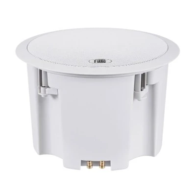 GloboStar® FDB C800T 98013 Facilities Speaker - Παθητικό Ηχείο Εγκαταστάσεων Χωνευτό Οροφής με Μετασχηματιστή 100V & 8Ω - 50W RMS (100W Peak) - 1 x 8" Inches LF & 1 x 1" Inches HF -  IP20 - Λευκό - Φ28 x Υ19.1cm