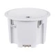 GloboStar® FDB C800T 98013 Facilities Speaker - Παθητικό Ηχείο Εγκαταστάσεων Χωνευτό Οροφής με Μετασχηματιστή 100V & 8Ω - 50W RMS (100W Peak) - 1 x 8" Inches LF & 1 x 1" Inches HF -  IP20 - Λευκό - Φ28 x Υ19.1cm