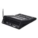 GloboStar® FDB F260 98023 Multifunctional Digital Mixer Audio Console 24Ch - Επαγγελματική Ψηφιακή Κονσόλα Ήχου 16Ch Audio In / 8Ch Audio Out / 8Ch BUS Out - Οθόνη Αφής 10" HD - Wifi Smart System - UDP - AC 220V/50-60Hz - IP20 - Μαύρο - Μ38 x Π49 x Υ
