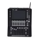 GloboStar® FDB F260 98023 Multifunctional Digital Mixer Audio Console 24Ch - Επαγγελματική Ψηφιακή Κονσόλα Ήχου 16Ch Audio In / 8Ch Audio Out / 8Ch BUS Out - Οθόνη Αφής 10" HD - Wifi Smart System - UDP - AC 220V/50-60Hz - IP20 - Μαύρο - Μ38 x Π49 x Υ