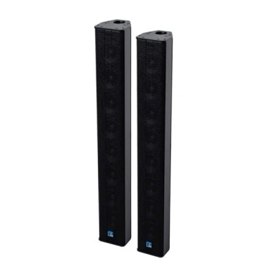 GloboStar® FDB K803+K112BAS 98024-98025-SET PA Column System - Ενεργό Αυτοενισχυόμενο Σετ Ηχείων & Subwoofer Column Κολωνάτο με Ψηφιακό Ενισχυτή FA2.36 AC 220V/50-60Hz - 600W RMS/8Ω + 400W RMS/8Ω (4000W Peak) - IP20 - Μαύρο - Σετ 4 Τεμαχίων