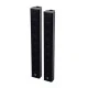 GloboStar® FDB K803+K112BAS 98024-98025-SET PA Column System - Ενεργό Αυτοενισχυόμενο Σετ Ηχείων & Subwoofer Column Κολωνάτο με Ψηφιακό Ενισχυτή FA2.36 AC 220V/50-60Hz - 600W RMS/8Ω + 400W RMS/8Ω (4000W Peak) - IP20 - Μαύρο - Σετ 4 Τεμαχίων