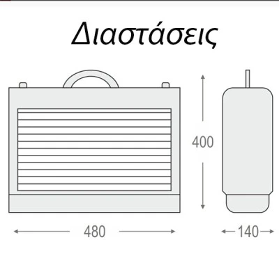 Ανταλλακτική κολλητική επιφάνεια (διπλής όψης) A-1052 για την ηλεκτρική εντομοπαγίδα RT-24