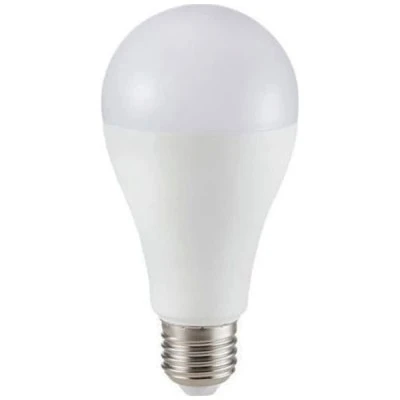 Λάμπα LED αχλάδι A65 E27 15W 230V θερμό φως 3000k 1330Lm δέσμης 200° ντιμαριζόμενη Λάμπα LED αχλάδι A65 E27 15W 230V θερμό φως 3000k 1330Lm δέσμης 200° ντιμαριζόμενη