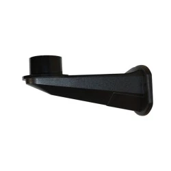 Bάση τοίχου πλαστική μαύρη 12x6cm για φωτιστικά μπάλες με ντουί Ε27