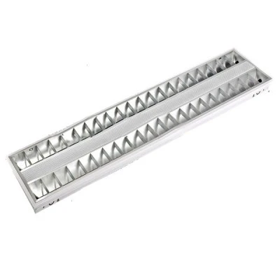 Φωτιστικό φθορίου οροφής 2X36W 1200mm κενό διπλής παραβολικότητας από ανοδιωμένο αλουμίνιο