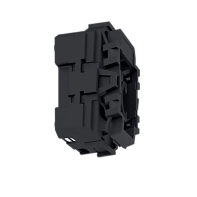 Μηχανισμός MODYS διπολικού διακόπτη 1 ΣΤ. 2P 10AX 250VAC IP20 μαύρο χρώμα