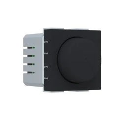 Διακόπτης MODYS περιστροφικός Α/Ρ DIMMER LED (7-110W) 2M 250VAC σε μαύρο ματ χρώμα IP20