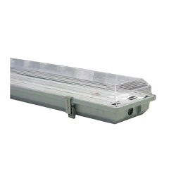 Φωτιστικό συμβατικό στεγανό IP65 Τ8 230VAC για 1 λάμπα Led 120cm δύο άκρων 
