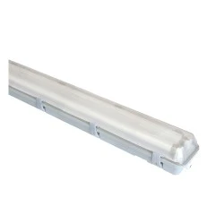 Φωτιστικό συμβατικό στεγανό IP65 Τ8 για 1 λάμπα Led 150cm δύο άκρων 