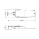 Φωτιστικό δρόμου LED 230VAC 100W 14000lm ενδιάμεσο χρώμα φωτός 4000K 150⁰ x 75⁰ IP66 10kV 