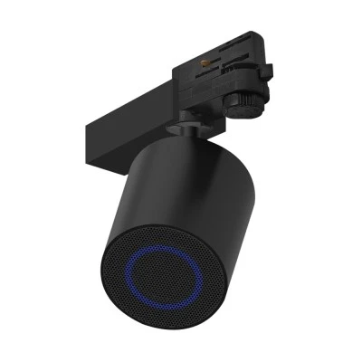 Ηχείο Bluetooth 10W για ράγα τεσσάρων καλωδίων 90-265V AC Φ64*75mm μαύρο χρώμα 