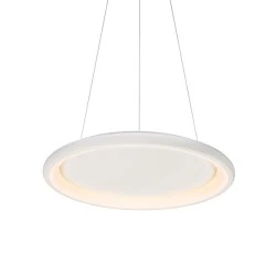 Κρεμαστό φωτιστικό DIANA LED 45W ντιμαριζόμενο CCT 3600L λευκό χρώμα μεταλλικό D61XH120cm 