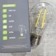 Διακοσμητική λάμπα led filament Ε27 Α60 8W 230V 4000k ενδιάμεσο λευκό φως 1010 lumen διάφανη