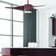 Aνεμιστήρας οροφής με LED φως DIMMABLE Φ132 40W 3 ABS καφέ πτερύγια τηλεχειριστήριο & 2 αναρτήσεις Aνεμιστήρας οροφής με LED φως DIMMABLE Φ132 40W 3 ABS καφέ πτερύγια τηλεχειριστήριο & 2 αναρτήσεις