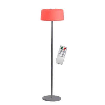 Φωτιστικό επαναφορτιζόμενο ηλιακό RGBW +3000K LED δαπέδου με διάσταση D30xH15CM IP65 Φωτιστικό επαναφορτιζόμενο ηλιακό RGBW +3000K LED δαπέδου με διάσταση D30xH15CM IP65