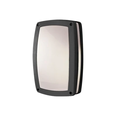 Απλίκα με ντουί Ε27 2x18W 230VAC σε γκρι αμμώδες χρώμα ορθογώνια με διάσταση 290x180x87mm Απλίκα με ντουί Ε27 2x18W 230VAC σε γκρι αμμώδες χρώμα ορθογώνια με διάσταση 290x180x87mm
