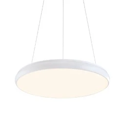Κρεμαστό φωτιστικό LED KALLISTA 70W 5600L με δυνατότητα επιλογής φωτισμού CCT λευκό χρώμα μεταλλικό D80XH8cm IP20