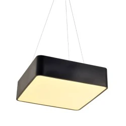 Κρεμαστό φωτιστικό μαύρο χρώμα 40W led 4000Lm CCT με δυνατότητα επιλογής φωτισμού μεταλλικό 48X48XH140cm EMERY Κρεμαστό φωτιστικό μαύρο χρώμα 40W led 4000Lm CCT με δυνατότητα επιλογής φωτισμού μεταλλικό 48X48XH140cm EMERY