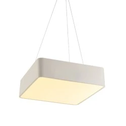 Κρεμαστό φωτιστικό EMERY LED 40W CCT με δυνατότητα επιλογής φωτισμού 4000Lm λευκό μεταλλικό 48X48XH140cm Κρεμαστό φωτιστικό EMERY LED 40W CCT με δυνατότητα επιλογής φωτισμού 4000Lm λευκό μεταλλικό 48X48XH140cm