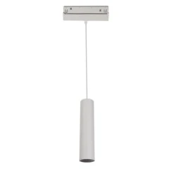 Mαγνητικο φωτιστικό LED ΟSRAM λευκό ματ κρεμαστό 48VDC 9W 4000K ενδιάμεσο χρώμα φωτός 1030lm & δέσμη 36° IP20