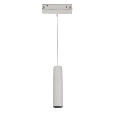 Mαγνητικο φωτιστικό LED ΟSRAM λευκό ματ κρεμαστό 48VDC 9W 4000K ενδιάμεσο χρώμα φωτός 1030lm & δέσμη 36° IP20