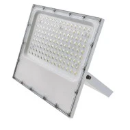 Προβολέας LED SMD λευκό χρώμα αλουμινίου 100W με ενδιάμεσο φως 4000K 12000Lm 100-277V AC RA80 IK08 στεγανός IP65 