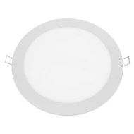 Φωτιστικό PANEL LED χωνευτό λευκό στρόγγυλο 230VAC 18W ψυχρό χρώμα φωτός 6500K 1800lm Φ220mm