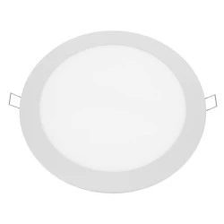 Φωτιστικό LED PANEL χωνευτό στρογγυλό λευκό 23W ενδιάμεσο χρώμα φωτός 4000K 2120Lm Φ298mm