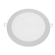 Φωτιστικό PANEL LED χωνευτό λευκό στρόγγυλο 230VAC 18W ενδιάμεσο χρώμα φωτός 4000K 1800lm Φ220mm 