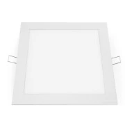 Φωτιστικό LED SLIM PANEL λευκό τετράγωνο 230VAC 18W ενδιάμεσο χρώμα φωτός 4000K 1800Lm 223x223mm 
