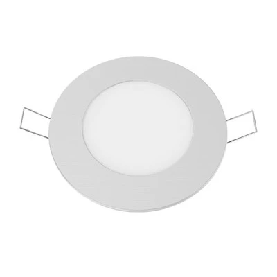 Φωτιστικό LED PANEL οροφής χωνευτό στρόγγυλο Φ100mm 230V 6W με ψυχρό χρώμα φωτός 6500K 470lm σε λευκό χρώμα