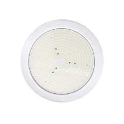 Φωτιστικό πισίνας LED επίτοιχο 12V DC 20W θερμό χρ΄΄΄ωμα φωτός 3000K 2100lm 110° IP68 & διάσταση Φ210Χ20mm