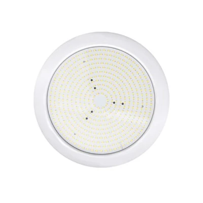 Φωτιστικό πισίνας LED επίτοιχο 12V DC 20W θερμό χρ΄΄΄ωμα φωτός 3000K 2100lm 110° IP68 & διάσταση Φ210Χ20mm