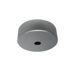 Ροζέτα σε γκρι ματ χρώμα με διάσταση Φ80x30mm για προφίλ αλουμινίου κρεμαστό