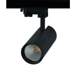 Φωτιστικό σποτ LED 4 καλωδίων 27W 3000K θερμό χρώμα φωτός 36° 3120lm 230VAC σε αμμώδες μαύρο χρώμα 