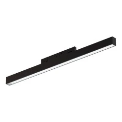 Μαύρο mini μαγνητικό φωτιστικό 24V DC 10W με ενδιάμεσο φως 4000K 470LM 100° RA90 5YRS L300ΜΜ