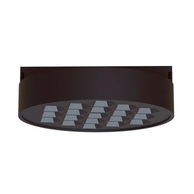 Σποτ μαγνητικό μίνι μαύρο 10W 24V DC θερμό φως 3000K 620lm δέσμη 50° RA90 Φ97*32mm 