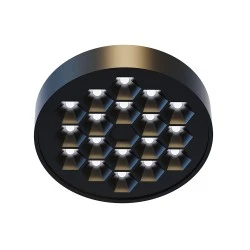 Σποτ μαγνητικό μίνι μαύρο 10W 24V DC ενδιάμεσο φως 4000K 690lm δέσμη 50° Φ97*32mm 
