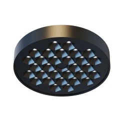 Σποτ μαγνητικό μίνι μαύρο 15W 24V DC θερμό φως 3000K 950lm δέσμη 50° Φ122*32mm 