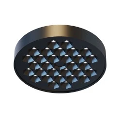 Σποτ μαγνητικό μίνι μαύρο 15W 24V DC ενδιάμεσο φως 4000K 1100lm δέσμη 50° Φ122*32mm 