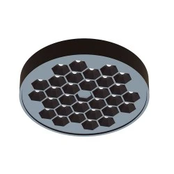 Σποτ μαγνητικό μίνι μαύρο 15W 24V DC ενδιάμεσο φως 4000K 1100lm δέσμη 50° Φ122*32mm 