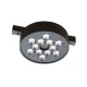 Σποτ μαγνητικό μίνι μαύρο 5W 24V DC θερμό φως 4000K 300lm δέσμη 50° RA90 Φ71*32mm 