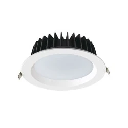 Φωτιστικό Led χωνευτό λευκό 20W ενδιάμεσο φως 4000K 2500lm δέσμη 80° 230V AC Ra80 Φ140*63mm 